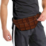 Chocolate Print Fanny Pack