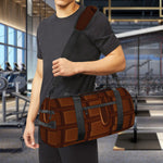 Chocolate Print Gym Bag