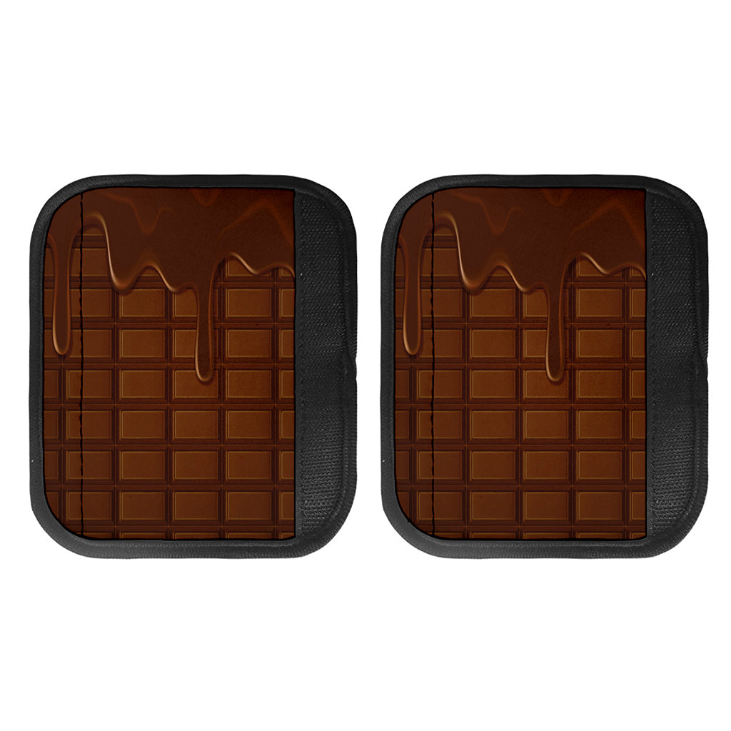 Chocolate Print Handle Covers