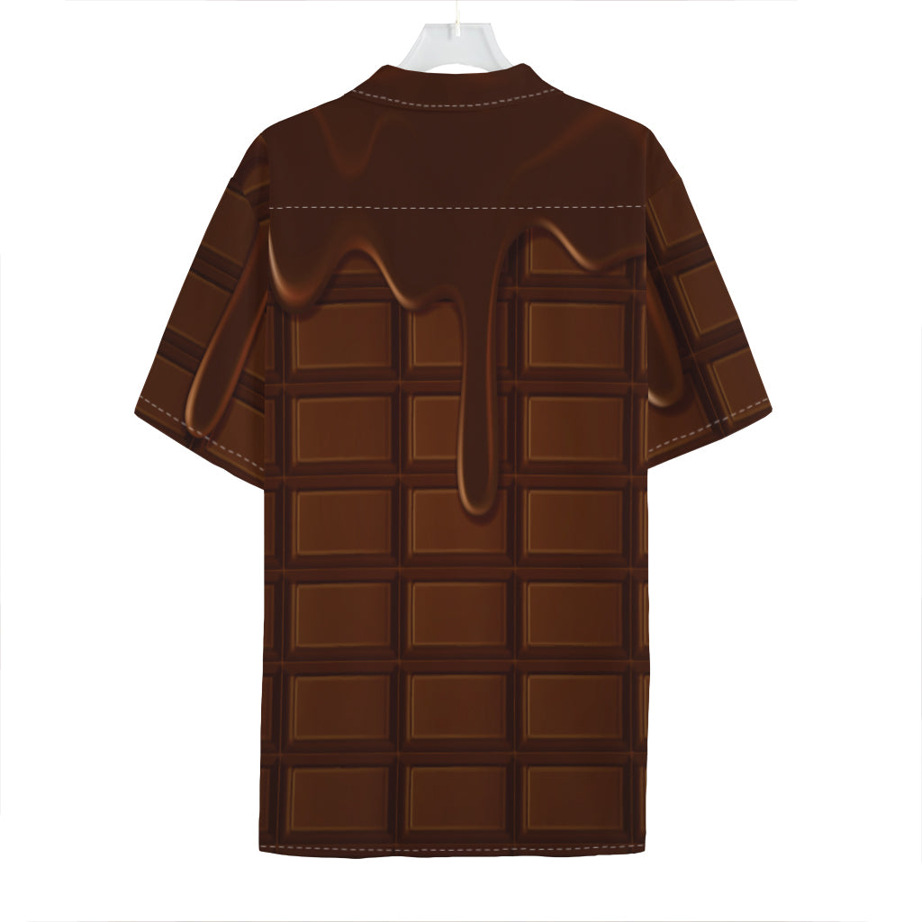 Chocolate Print Hawaiian Shirt