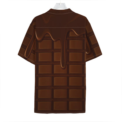 Chocolate Print Hawaiian Shirt