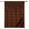 Chocolate Print House Flag