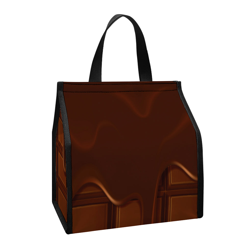 Chocolate Print Insulated Lunch Tote