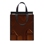 Chocolate Print Insulated Lunch Tote