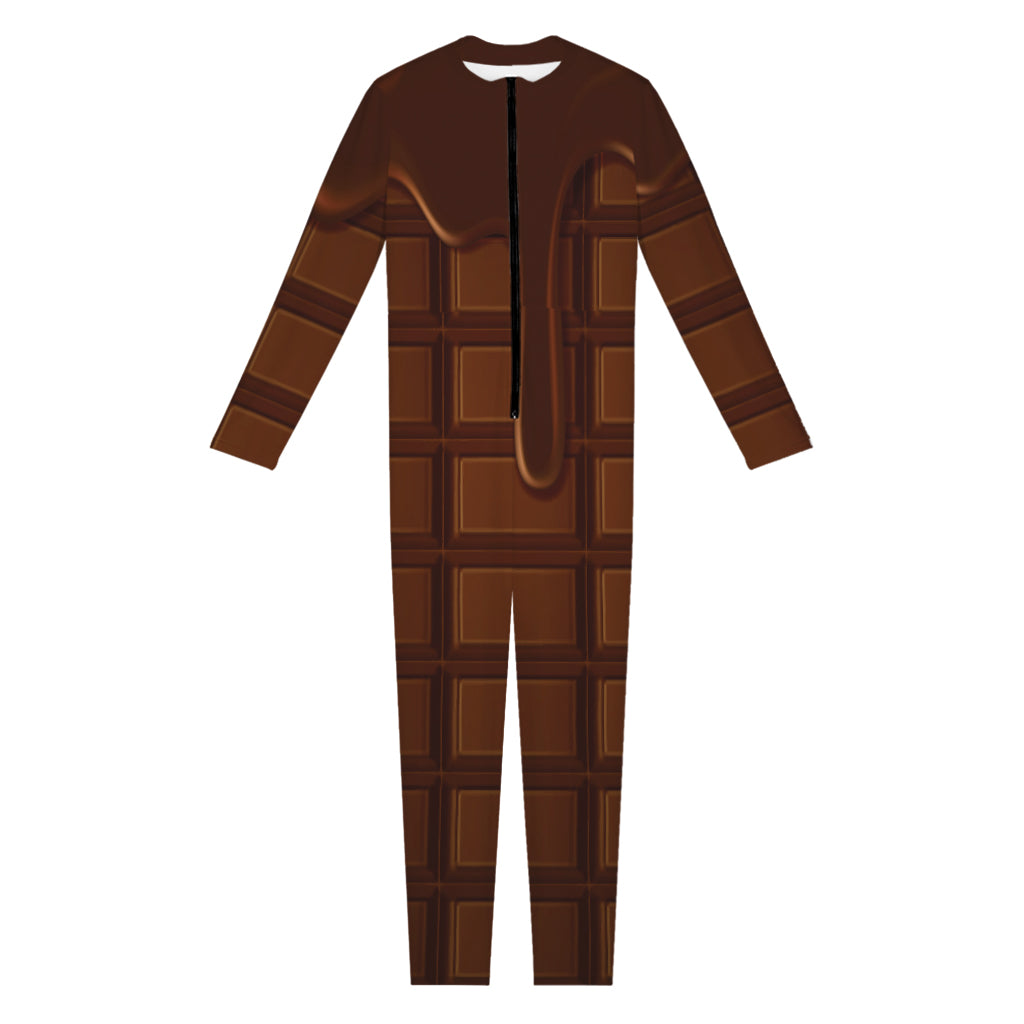 Chocolate Print Jumpsuit