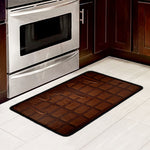 Chocolate Print Kitchen Mat