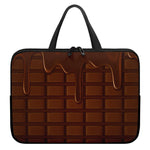 Chocolate Print Laptop Sleeve With Handle