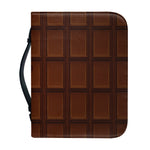 Chocolate Print Leather Bible Cover