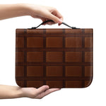 Chocolate Print Leather Bible Cover
