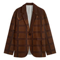 Chocolate Print Men's Blazer