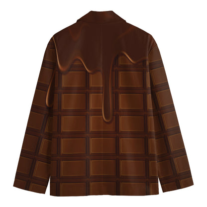 Chocolate Print Men's Blazer