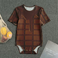 Chocolate Print Men's Bodysuit