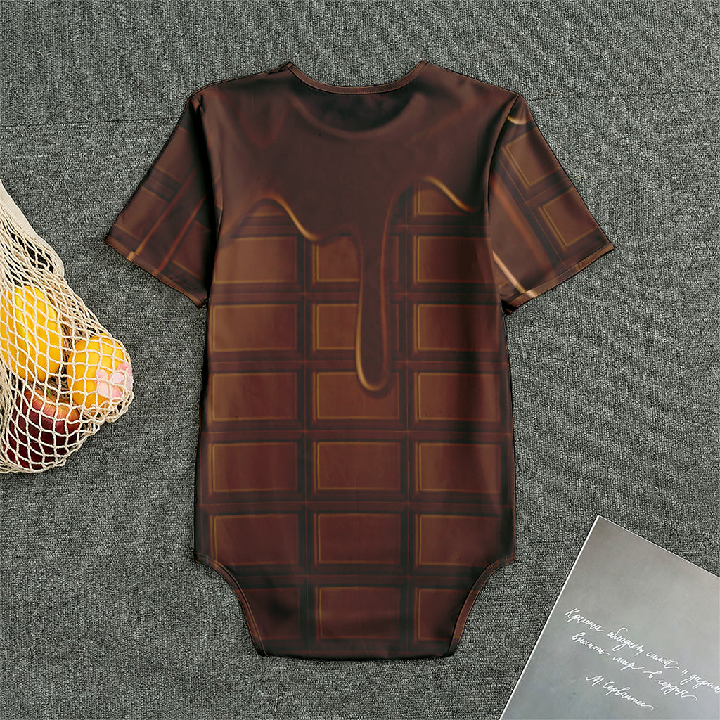 Chocolate Print Men's Bodysuit