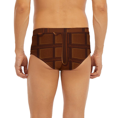 Chocolate Print Men's Briefs