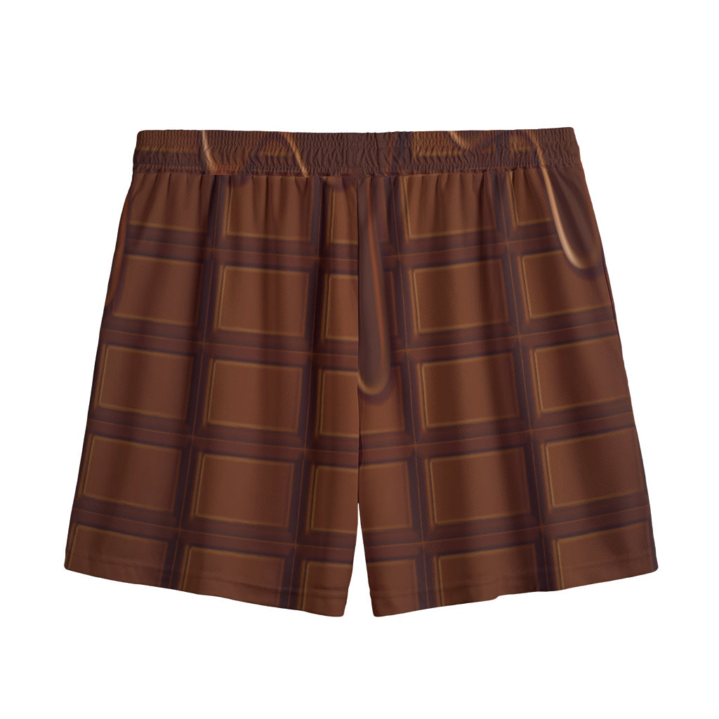 Chocolate Print Mesh Shorts