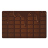 Chocolate Print Polyester Doormat