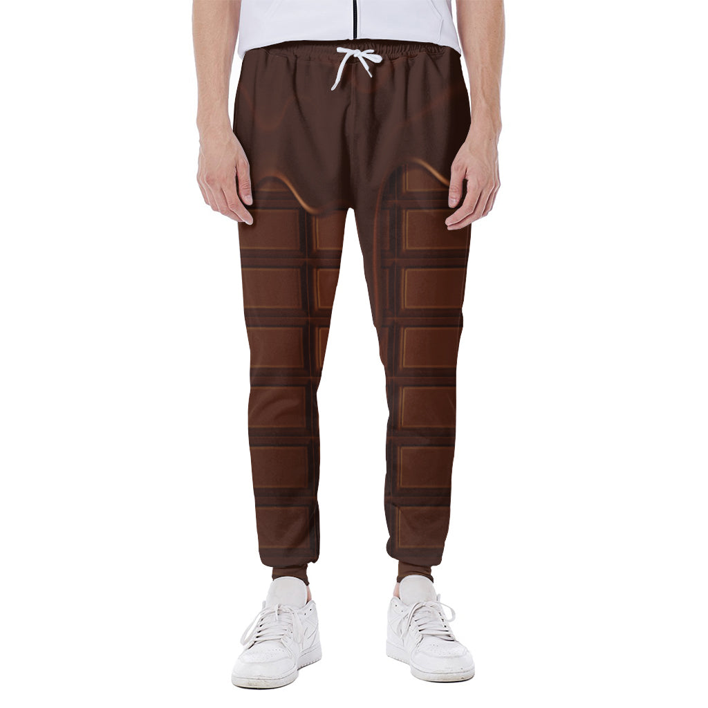 Chocolate Print Scuba Joggers