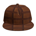 Chocolate Print Snapback Cap