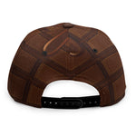 Chocolate Print Snapback Cap