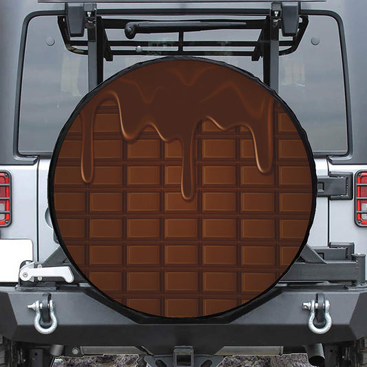 Chocolate Print Tire Cover