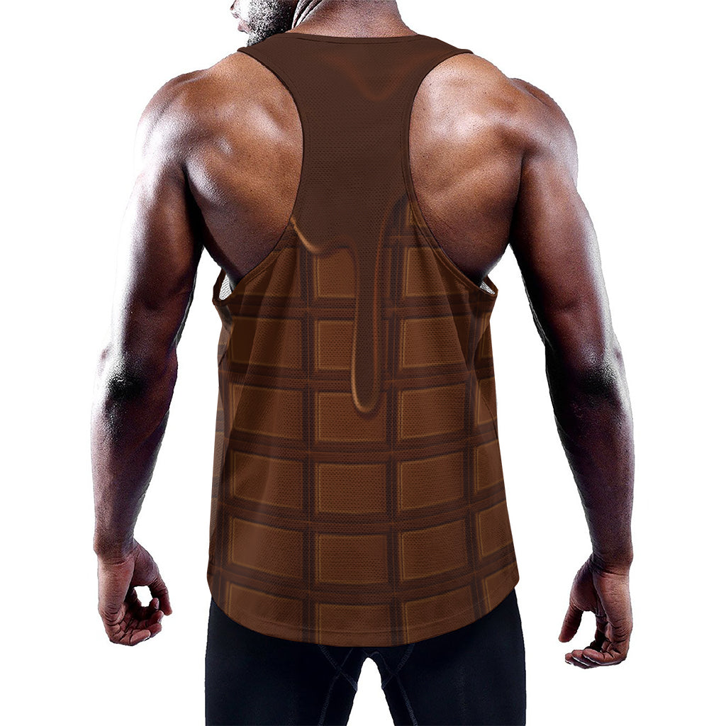 Chocolate Print Training Tank Top