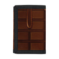 Chocolate Print Trifold Wallet