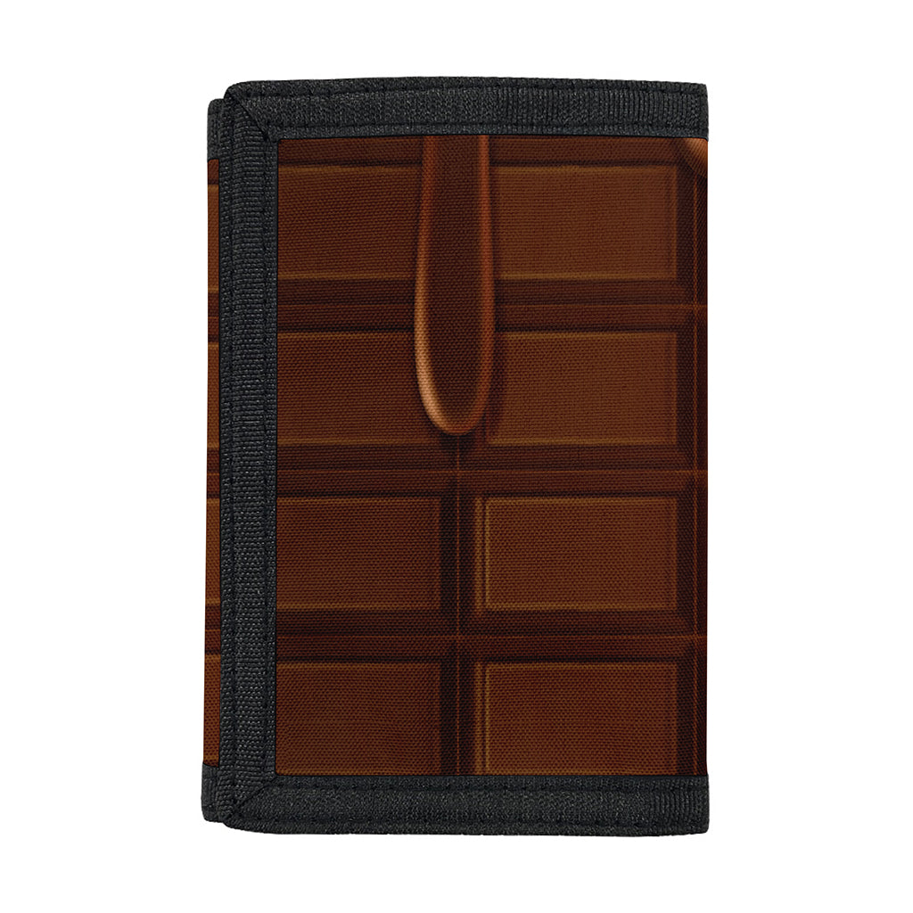 Chocolate Print Trifold Wallet