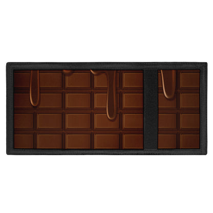 Chocolate Print Trifold Wallet