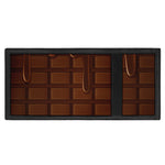 Chocolate Print Trifold Wallet
