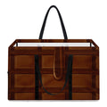Chocolate Print Utility Tote Bag