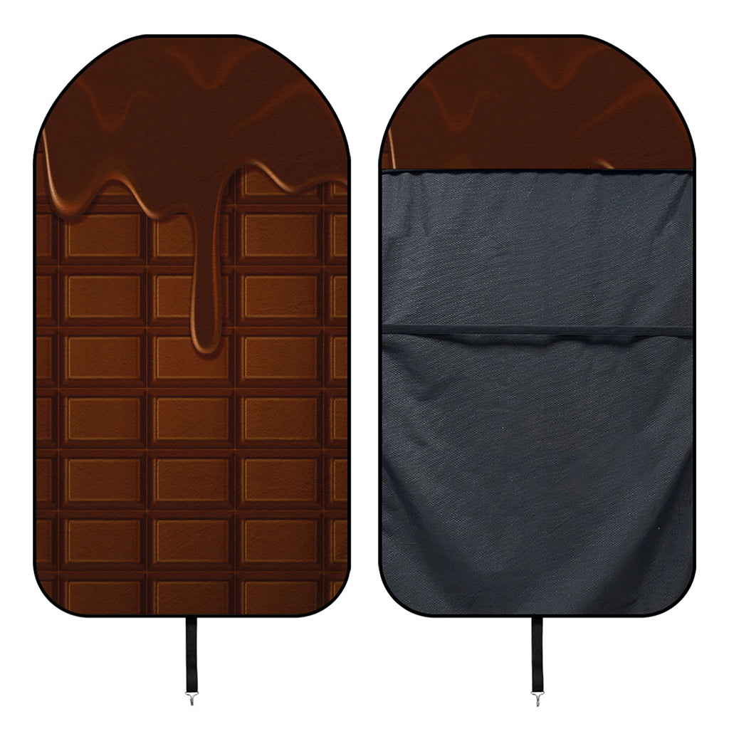 Chocolate Print Waterproof Car Seat Cover