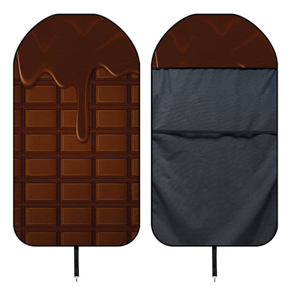 Chocolate Print Waterproof Car Seat Cover