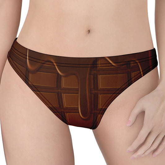 Chocolate Print Women's Thong