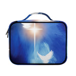 Christian Cross And White Doves Print Briefcase Bible Bag