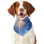 Christian Cross And White Doves Print Dog Bandana