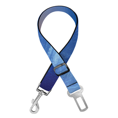 Christian Cross And White Doves Print Dog Seat Belt