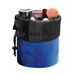 Christian Cross And White Doves Print Drawstring Makeup Bag