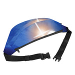 Christian Cross And White Doves Print Fanny Pack