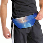 Christian Cross And White Doves Print Fanny Pack