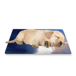 Christian Cross And White Doves Print Pet Cooling Mat Cover