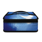 Christian Cross And White Doves Print Small Lunch Bag