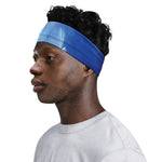 Christian Cross And White Doves Print Sports Headband