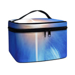 Christian Cross And White Doves Print Travel Makeup Bag