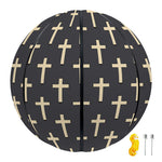 Christian Cross Pattern Print Basketball
