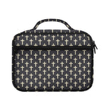 Christian Cross Pattern Print Briefcase Bible Bag