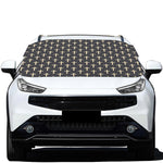 Christian Cross Pattern Print Car Windshield Snow Cover