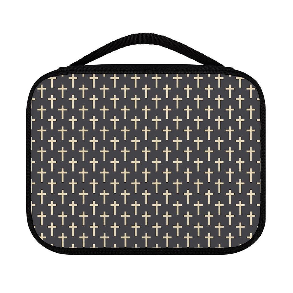 Christian Cross Pattern Print Classic Bible Case