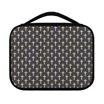 Christian Cross Pattern Print Classic Bible Case