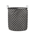 Christian Cross Pattern Print Collapsible Laundry Basket