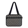 Christian Cross Pattern Print Double Strap Bible Bag